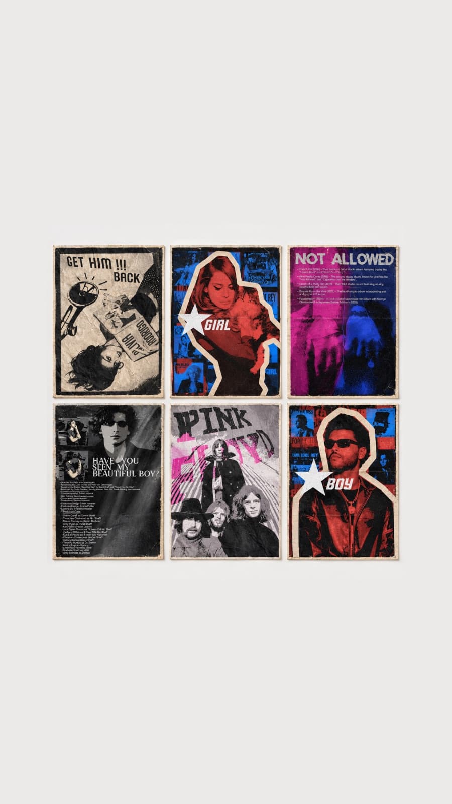 Bundle of Five Posters
