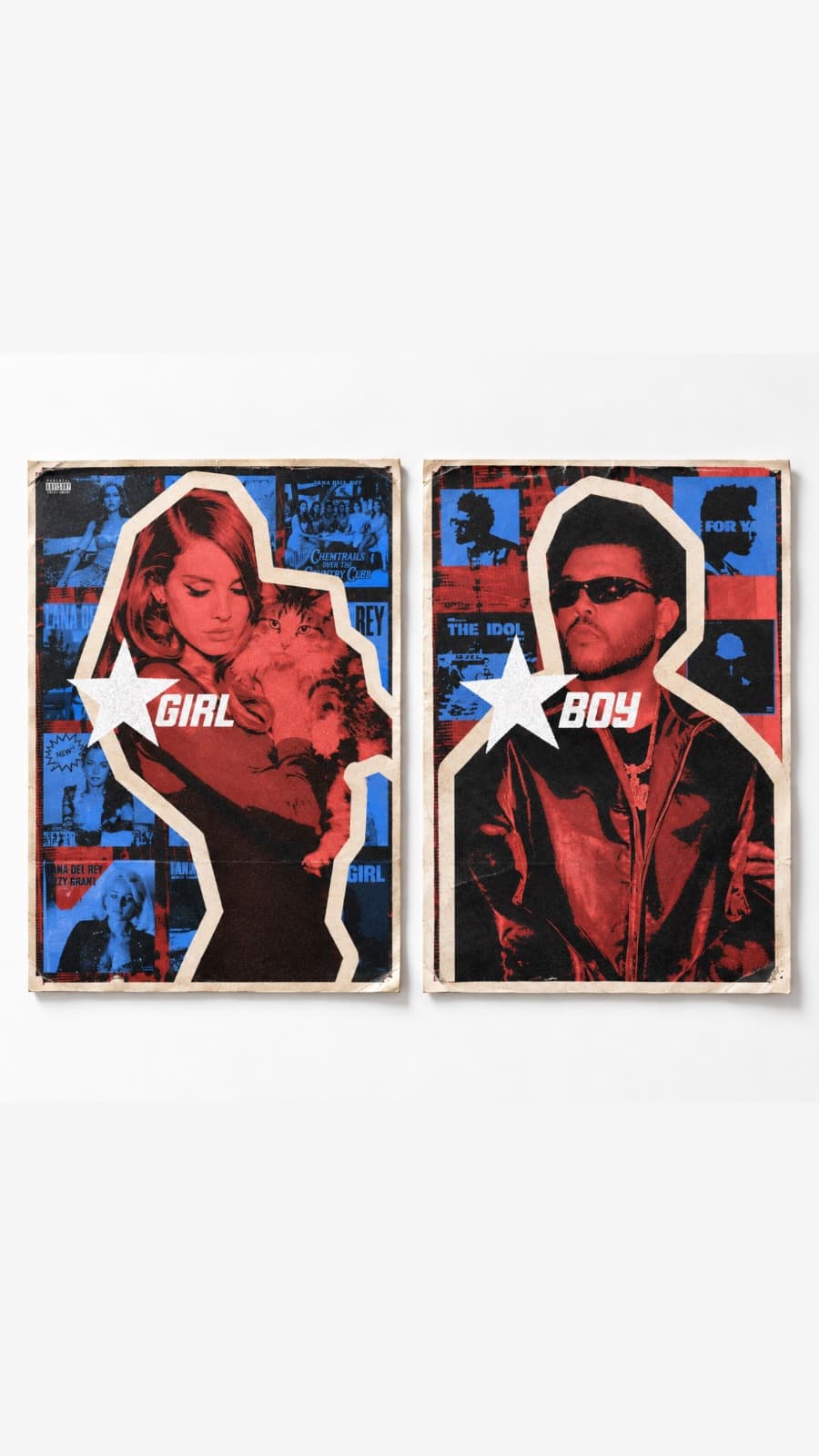 Stargirl & Starboy Matching Duo Posters